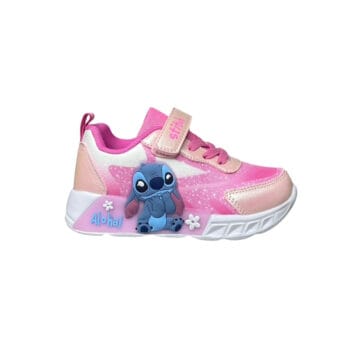 Παιδικο Αθλητικο με φωτακια Disney Stitch D6020206Τ-PINK