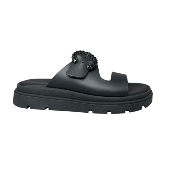 Γυναικείες παντόφλες smart steps 300-61-ΜΑΥΡΟ