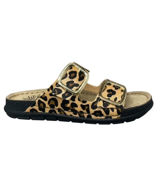 SUNNY SANDALS LEATHER ANATOMIC SIENNA-50302-LEOP