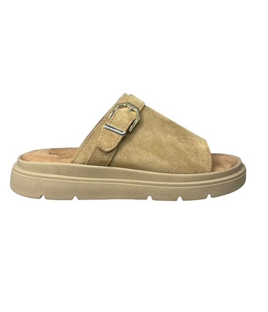 Γυναικείες παντόφλες δέρμα Bellini 18273-suede/cuoio