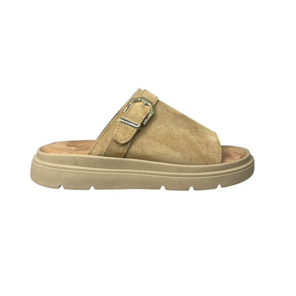 Γυναικείες παντόφλες δέρμα Bellini 18273-suede/cuoio