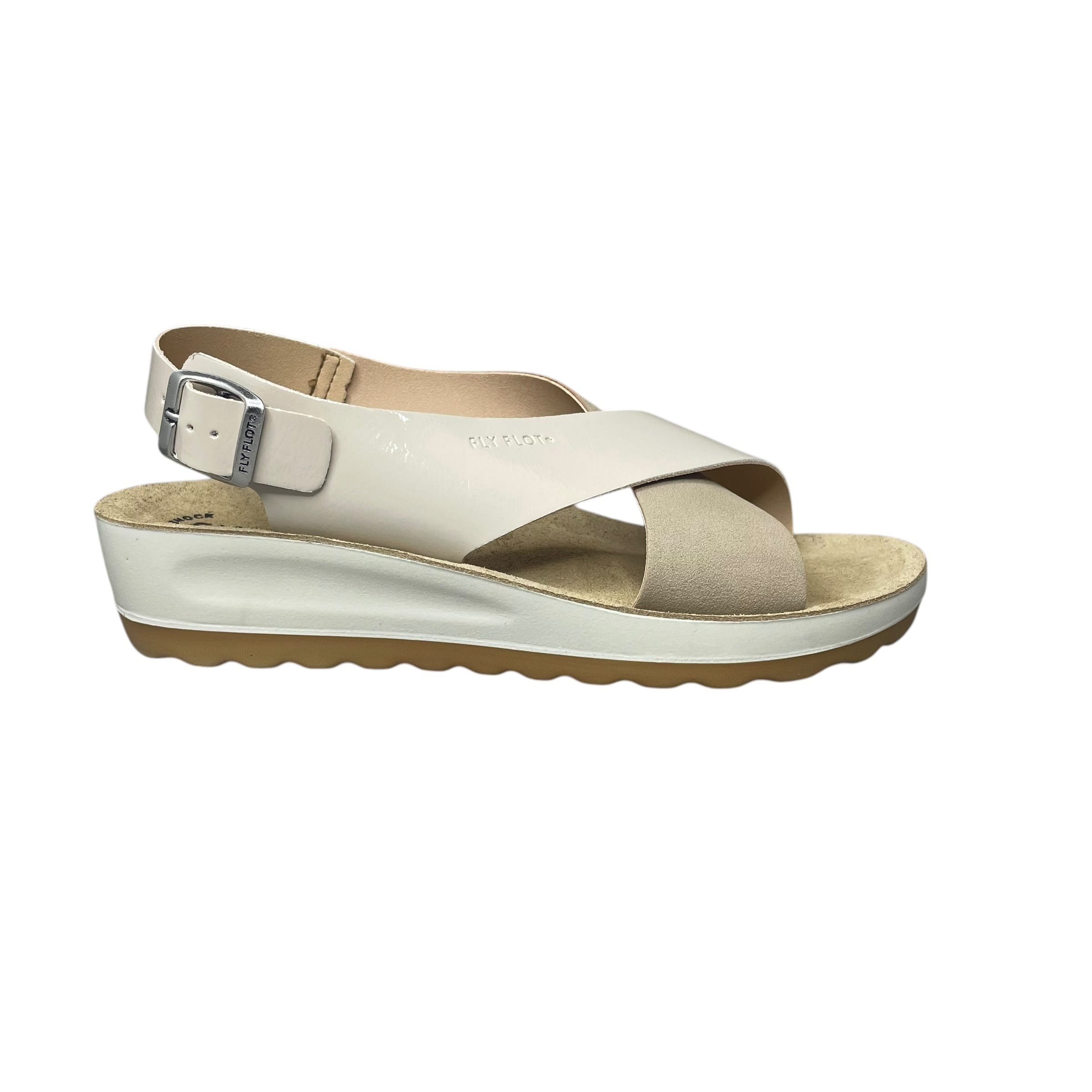 Γυναικεία πέδιλα ανατομικά FLY FLOT 42G613C-BEIGE
