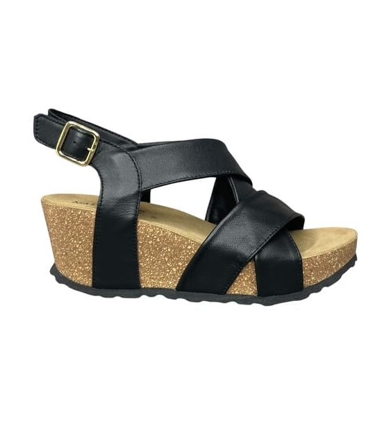 Γυναικεία πέδιλα ανατομικά NATURA RELAX 813-013-BLACK
