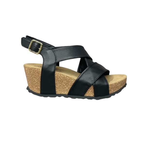 Γυναικεία πέδιλα ανατομικά NATURA RELAX 813-013-BLACK