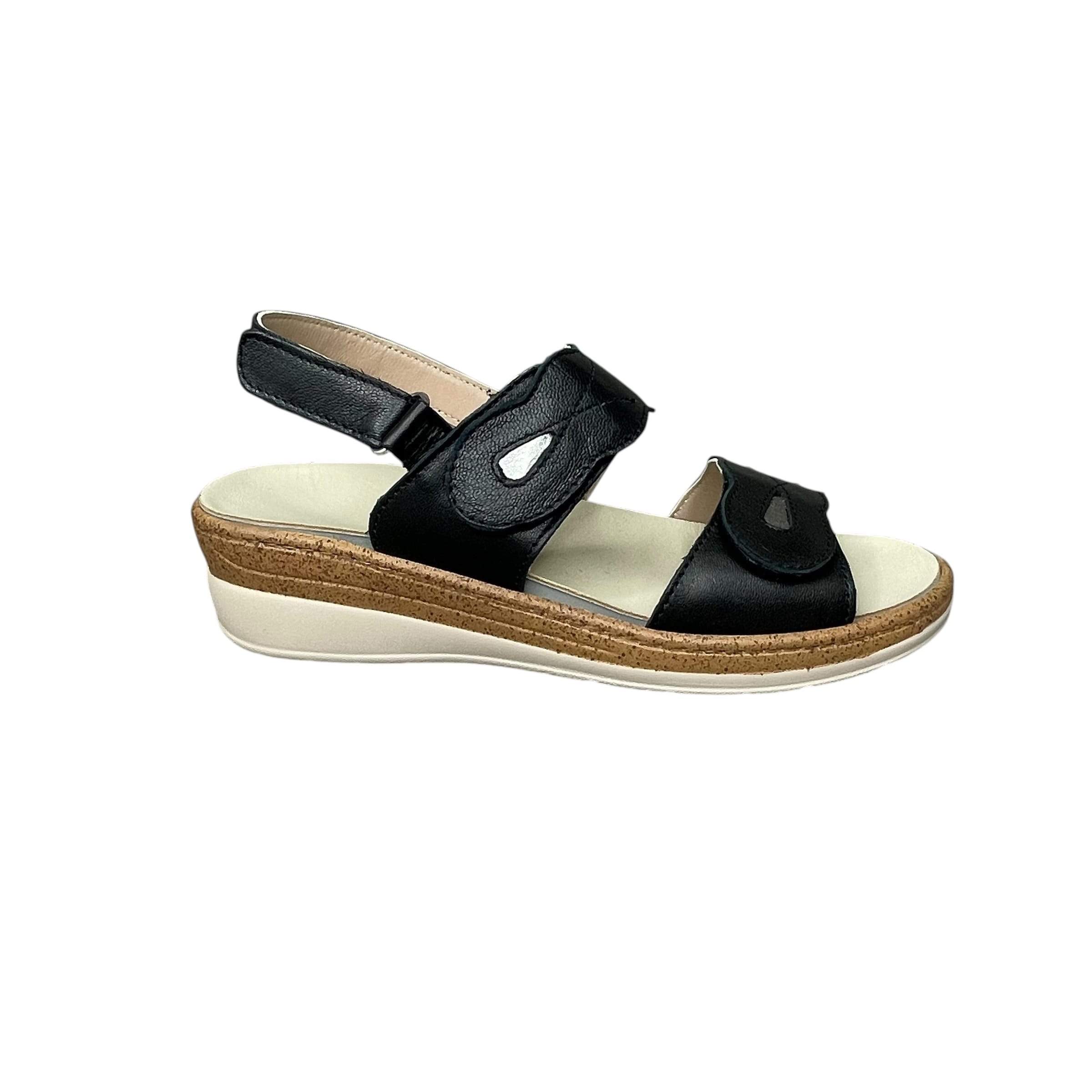 Γυναικεία πέδιλα ανατομικά Smart Steps 12264-BLACK