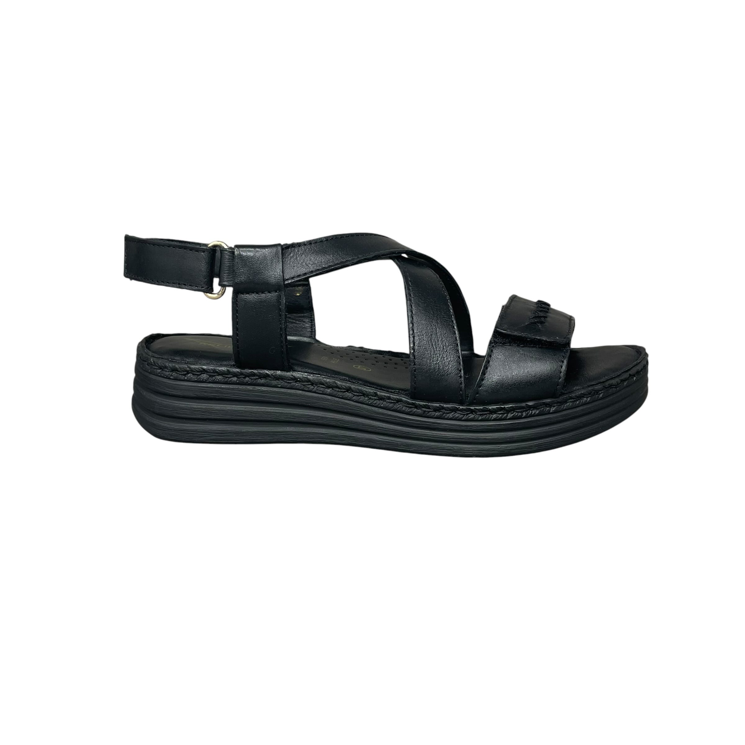 Γυναικεία πέδιλα ανατομικά Smart Steps kelidon niagara-BLACK