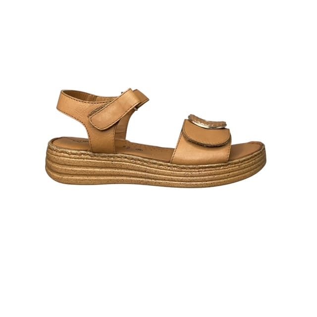 Γυναικεία πέδιλα ανατομικά Smart Steps kelidon niagara41-CUOIO