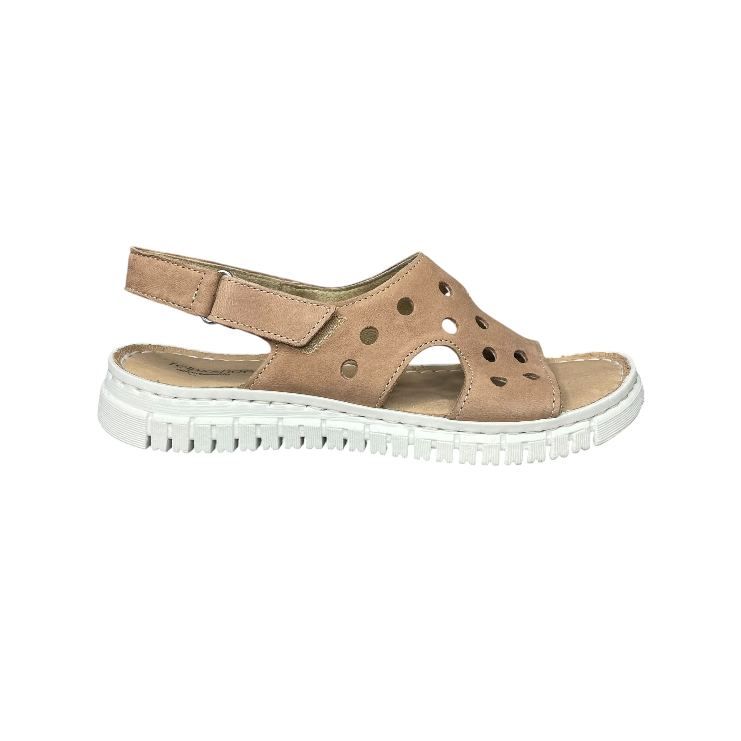 Γυναικεία πέδιλα ανατομικά relaxshoe 820-005-nocciola