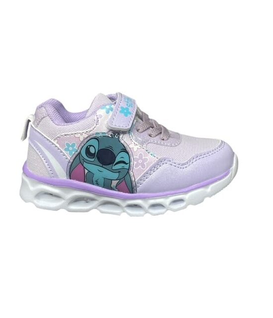 Παιδικο Αθλητικο με φωτακια Disney Stitch D6020211Τ-LILA